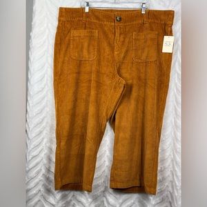 Per Se Corduroy Pants Women Size 22W NWT